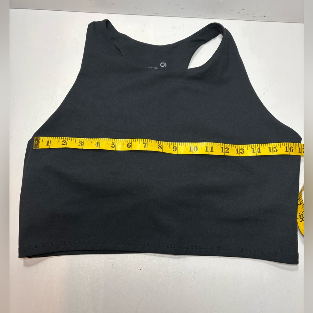 GAPFit Black Racerback Sports Crop Top